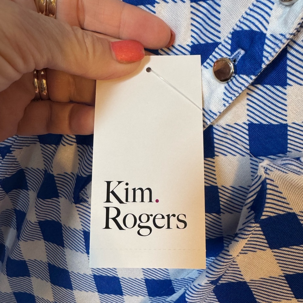 NWT  KIM ROGERS  SUMMER TOP   2X PLUS     #CL4 - Picture 9 of 10